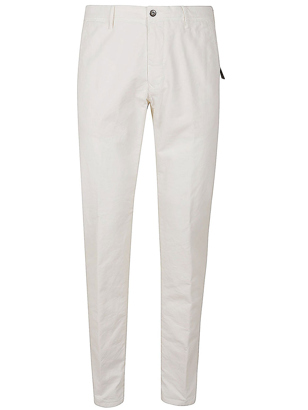 Incotex Men's White Pantalone Cotton Pantaloni