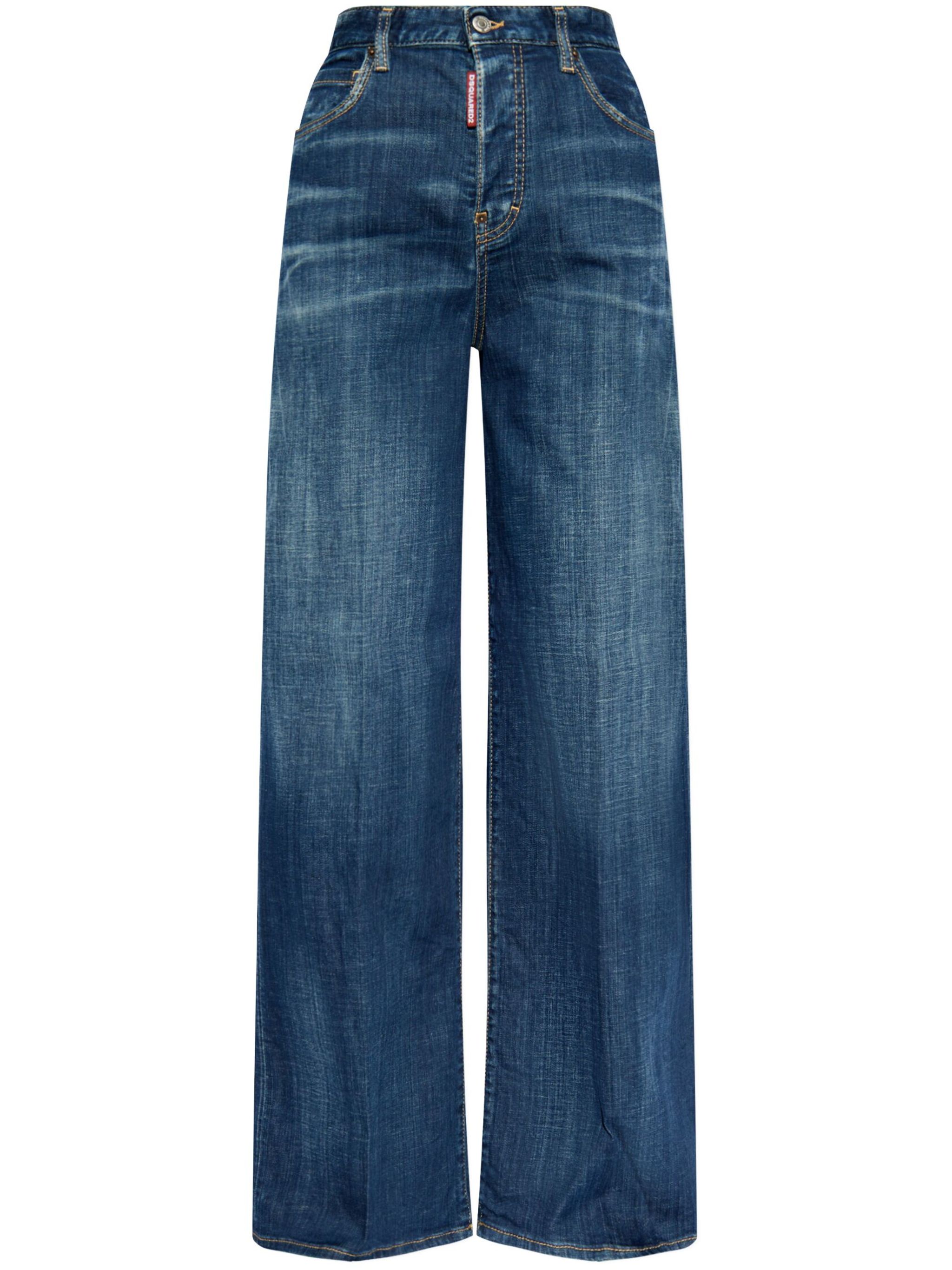Dsquared2 Logo Patch Flared Jeans