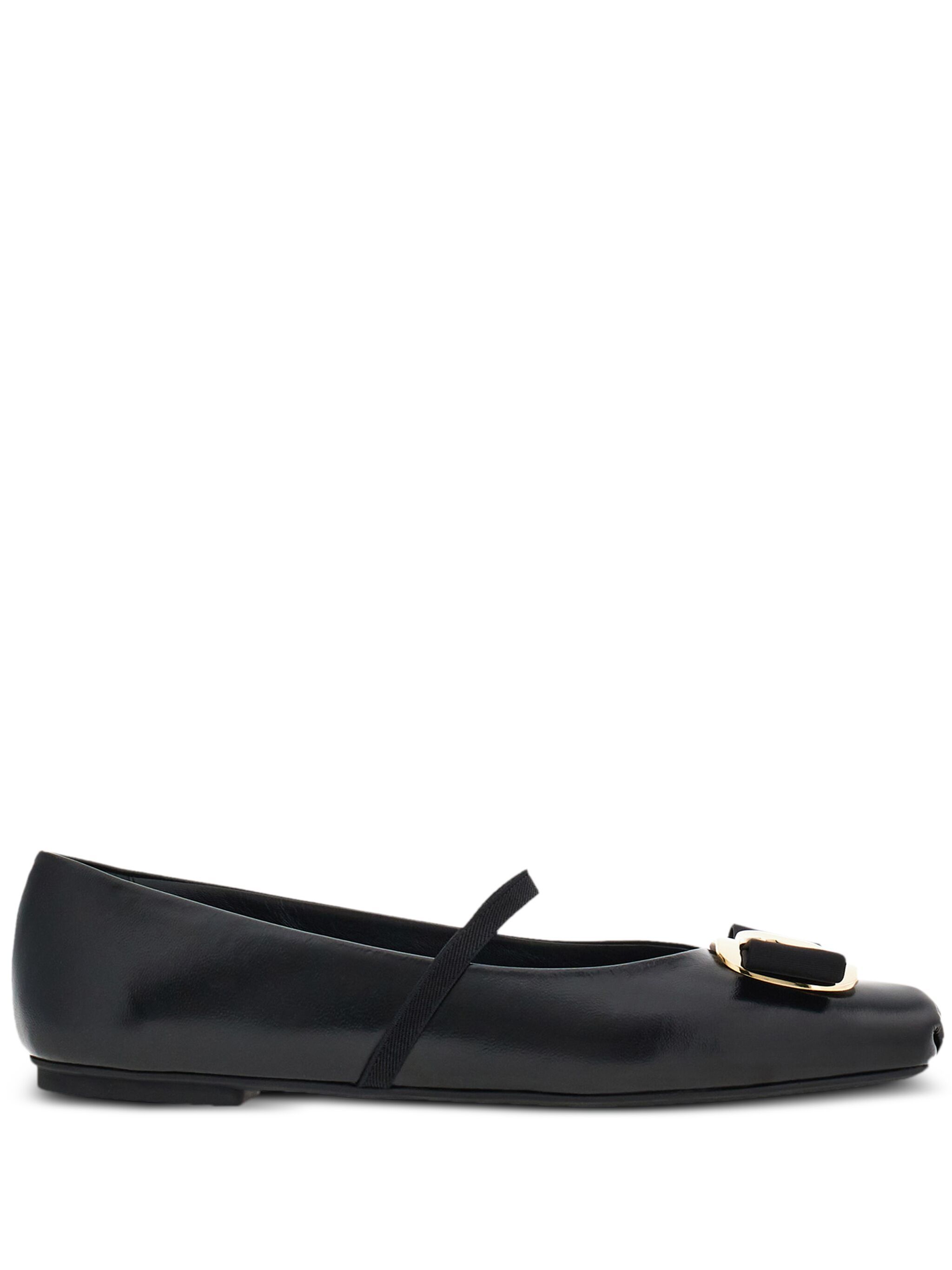Ferragamo Zina Black Leather Calzature - Women