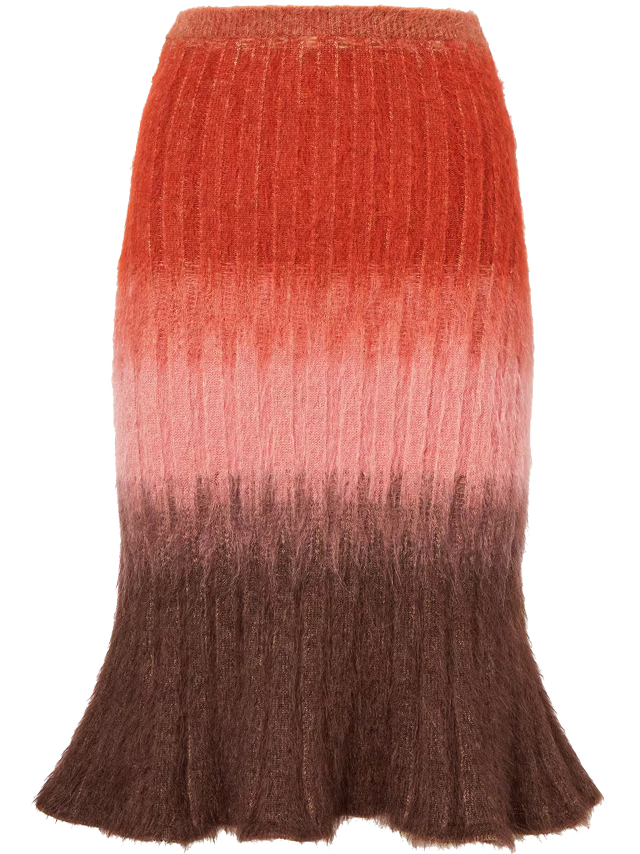 Fendi Skirt Pink & Purple Wool Gonna – Women