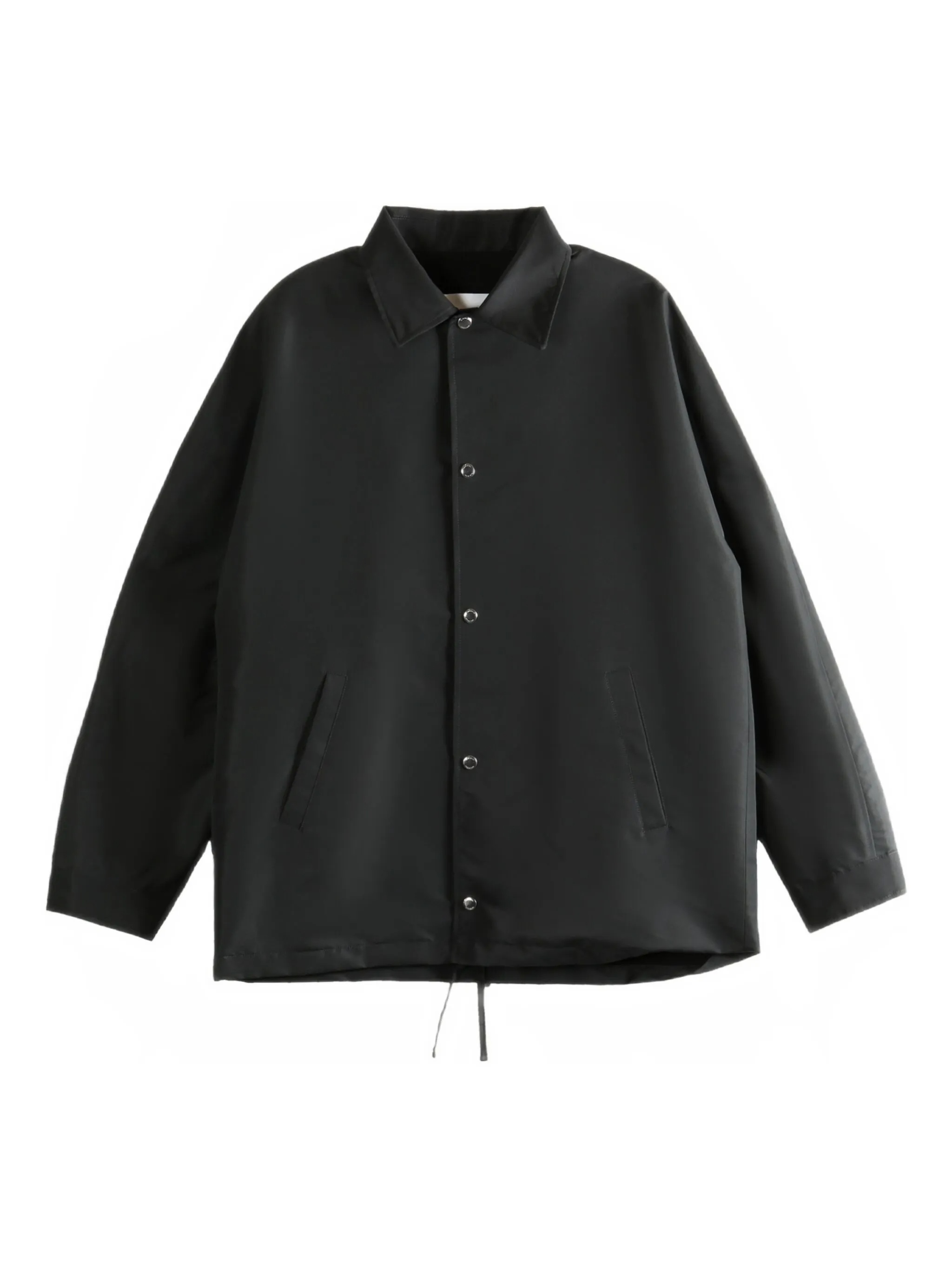 Givenchy Men's Black Coach Jacket Pl Recycle Giacca