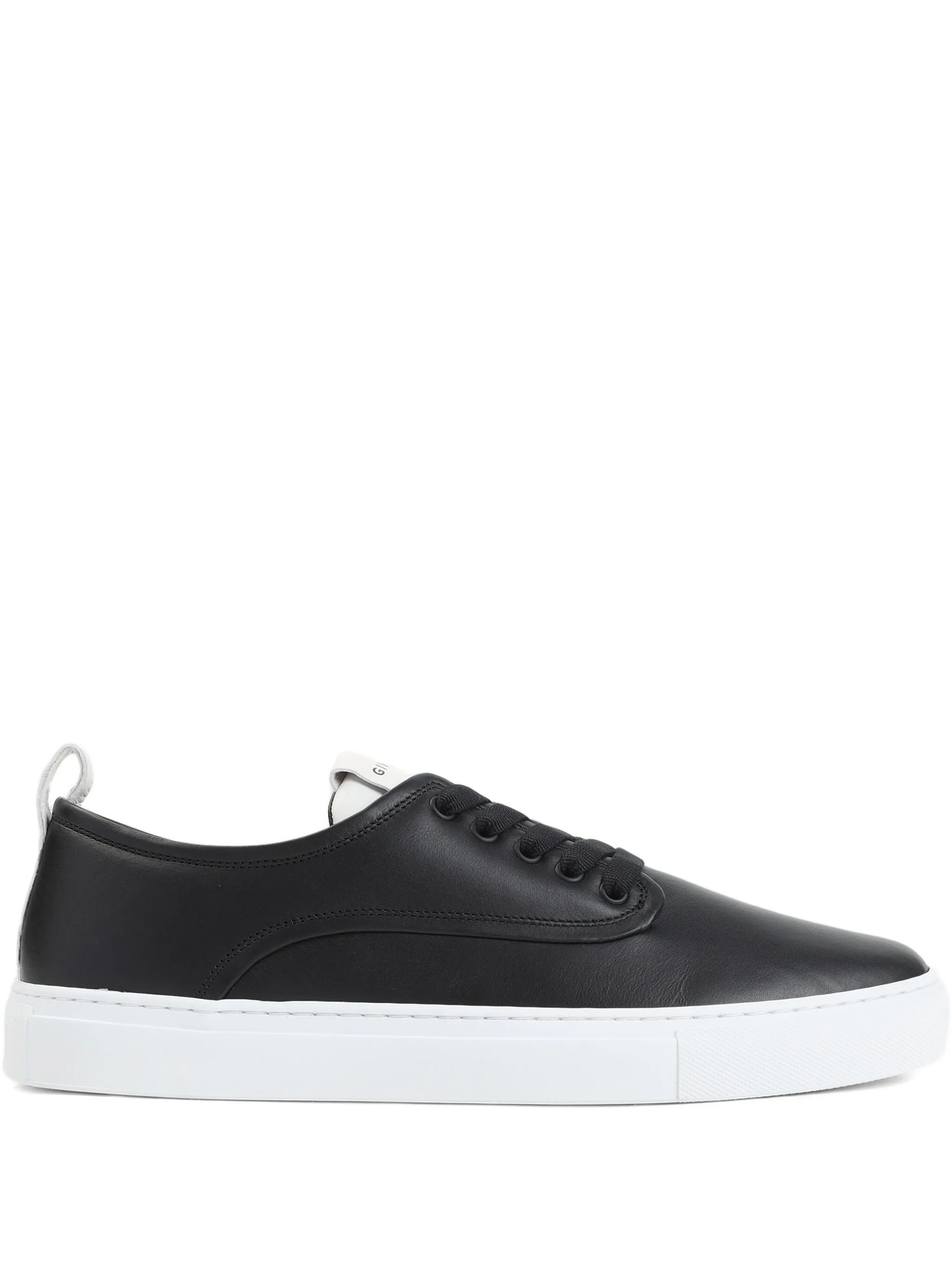 Givenchy New City Low Sneakers Black Calf Leather Calzature - Men