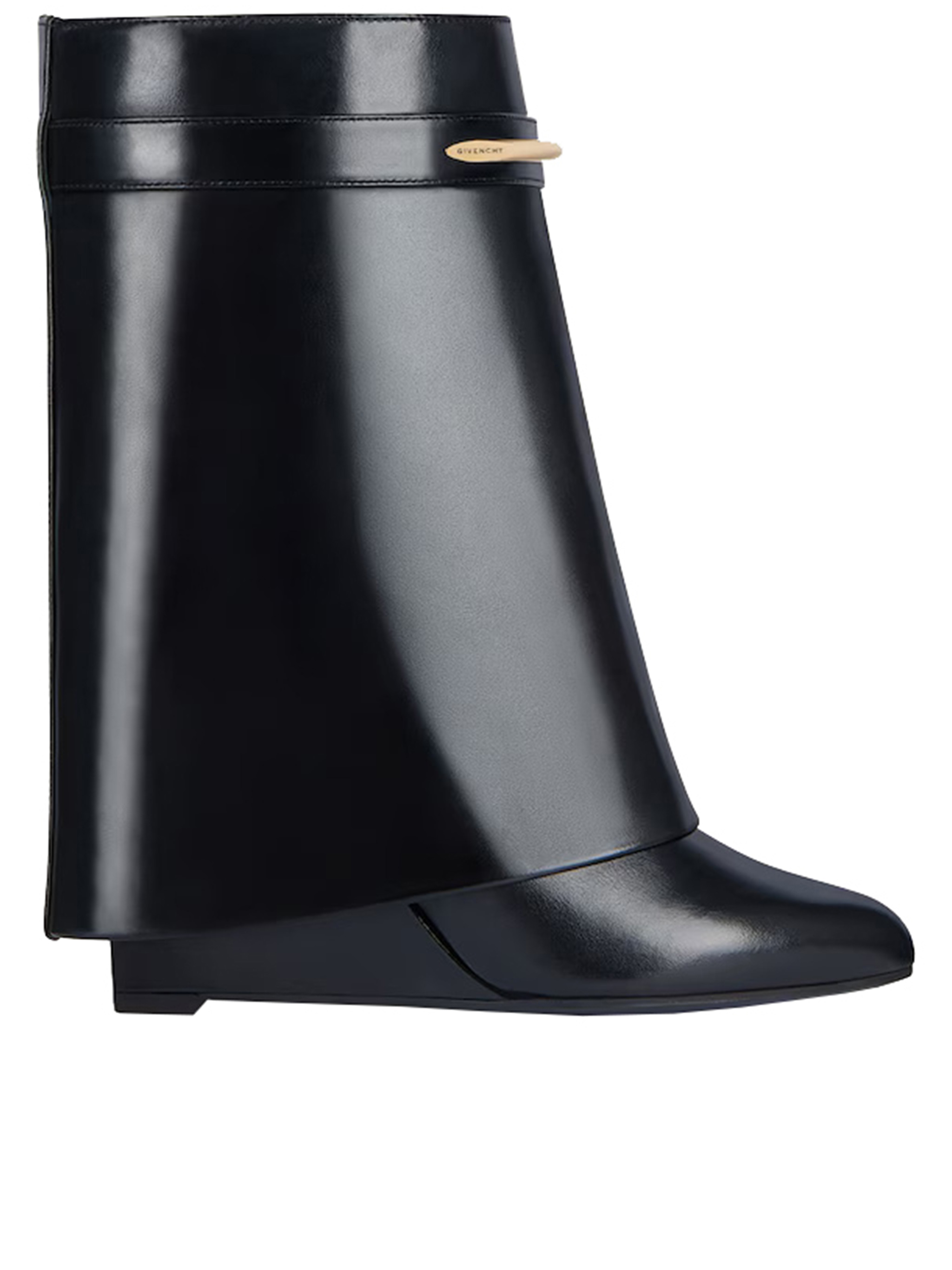 Givenchy Heel Ankle Boot 95mm Black Calf Leather Calzature – Women