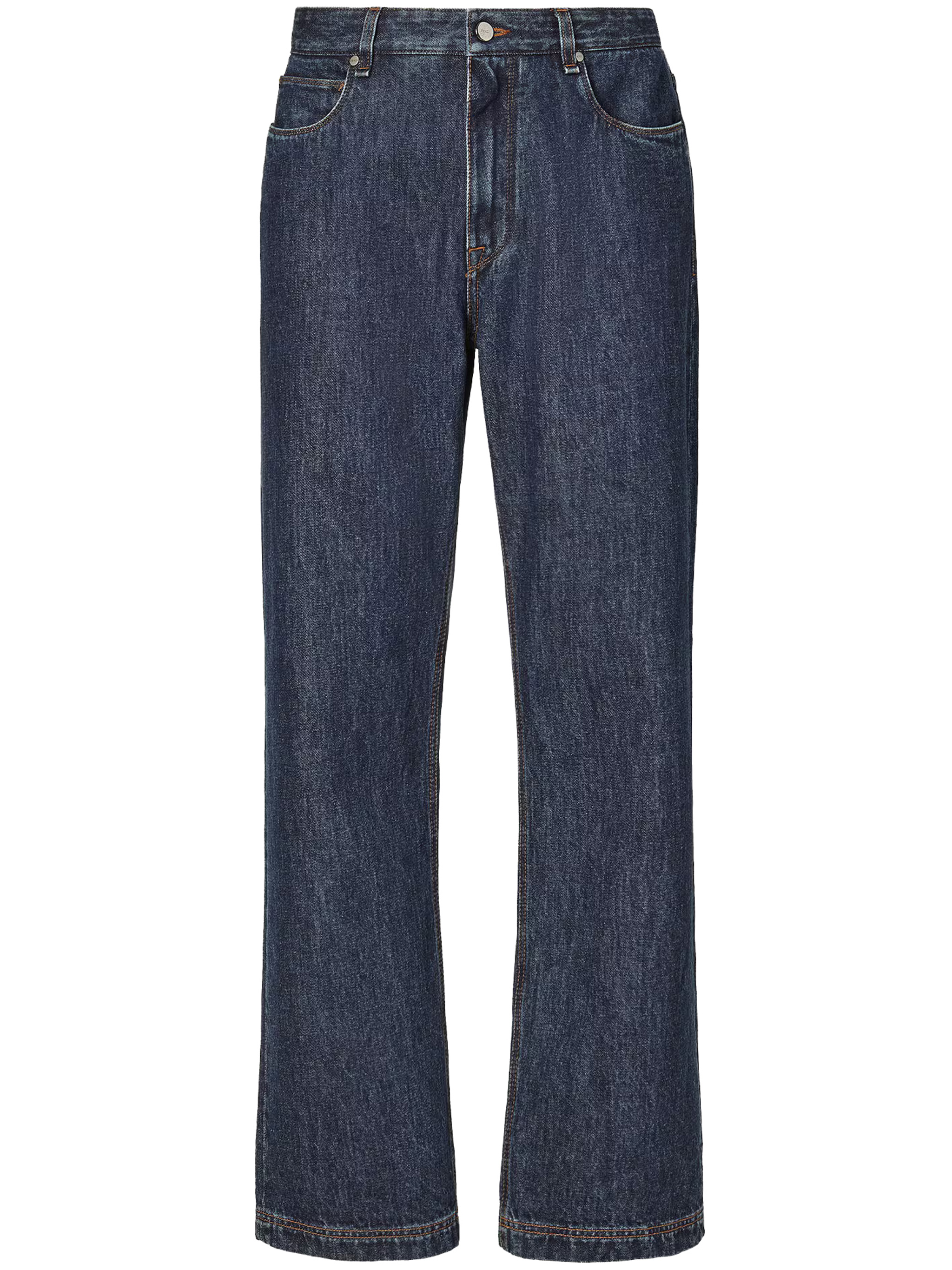 FENDI Fendi Denim Regul. Ff Padded Blue Jean - Men　フェンディ デニム レギュラー。 FF パッド入りブルー ジーンズ - メンズ