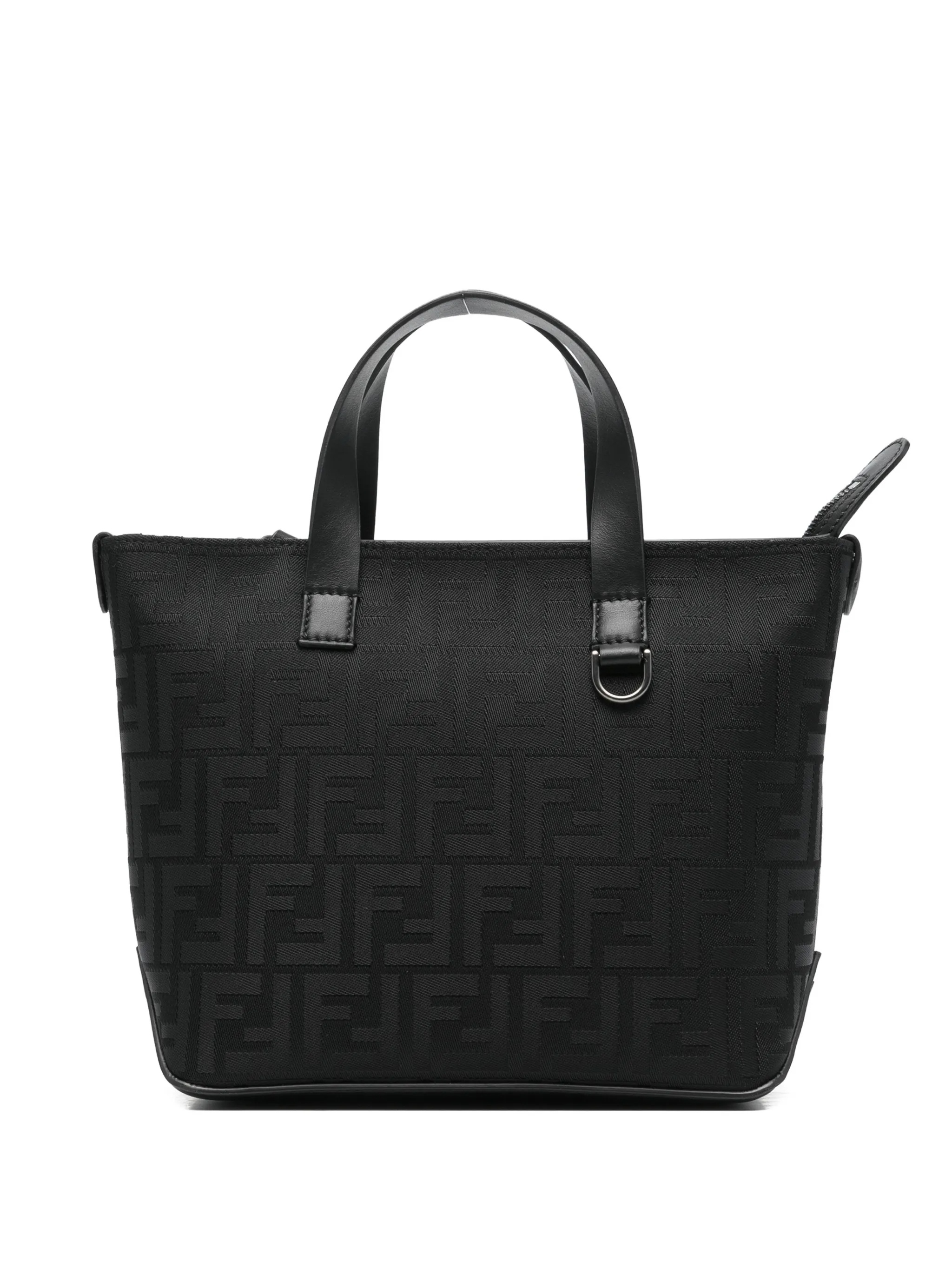 Fendi Shopping Bag Sm Nylon Ff Grace Black Borsa – Men