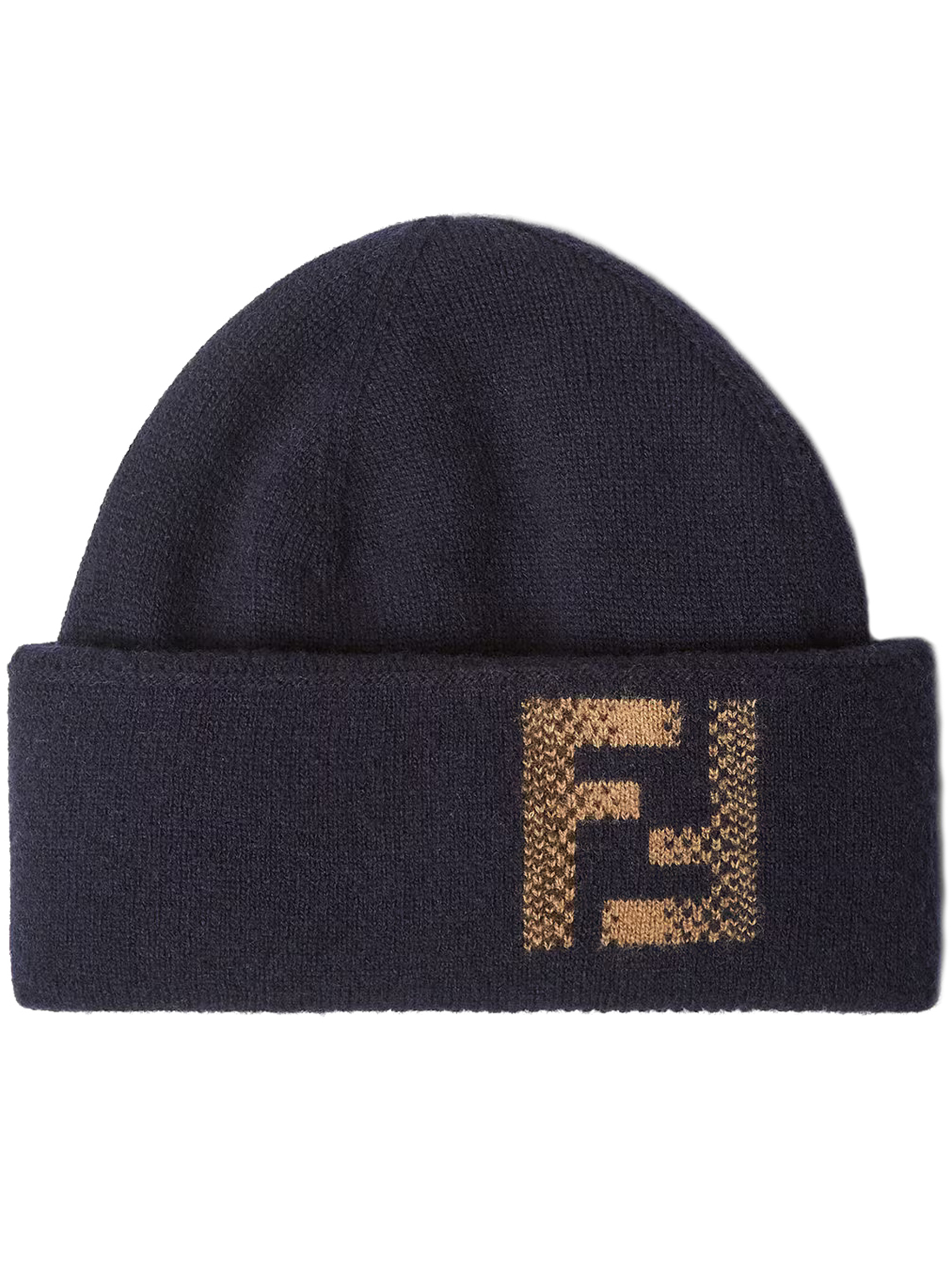 FENDI Fendi Beanie Ff Sfumata Blue Cappello - Men　フェンディ ビーニー FF グラデーション ブルー ハット - メンズ
