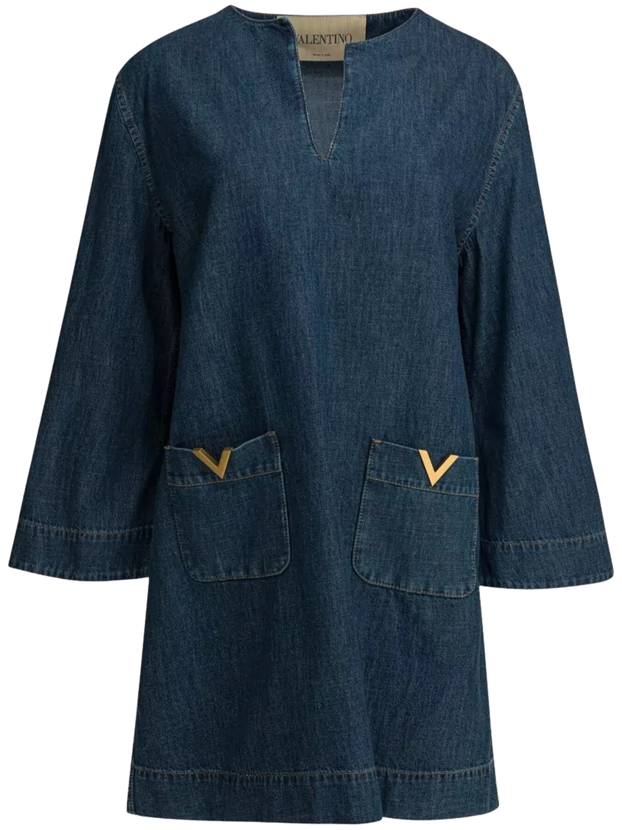 VALENTINO Valentino Abito Denim Blue - Women　ヴァレンティノ デニム ブルー ドレス - レディース