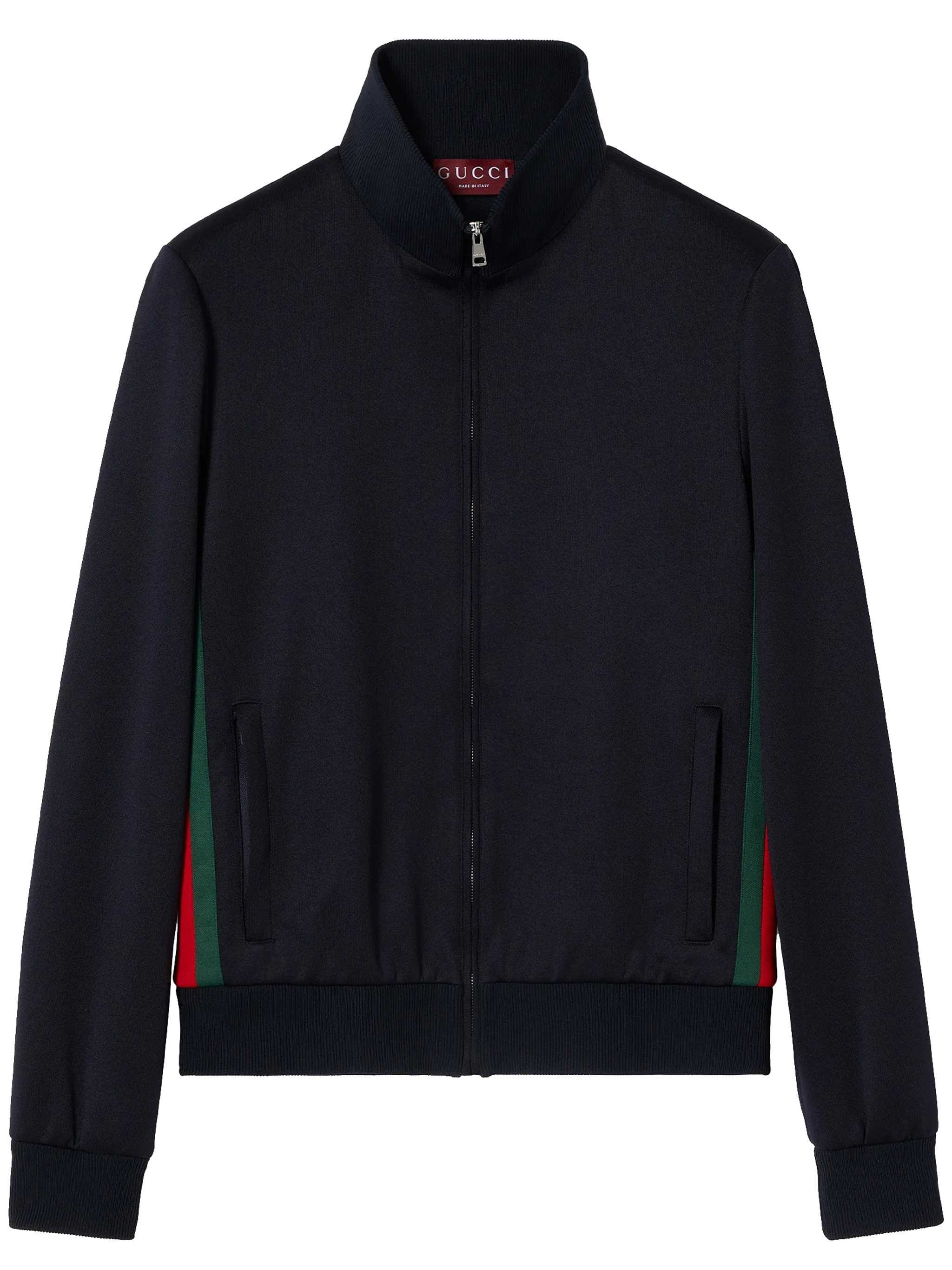 GUCCI Gucci Full Zip Jacket Black Felpa - Men　グッチ フルジップ ジャケット ブラック Felpa - メンズ