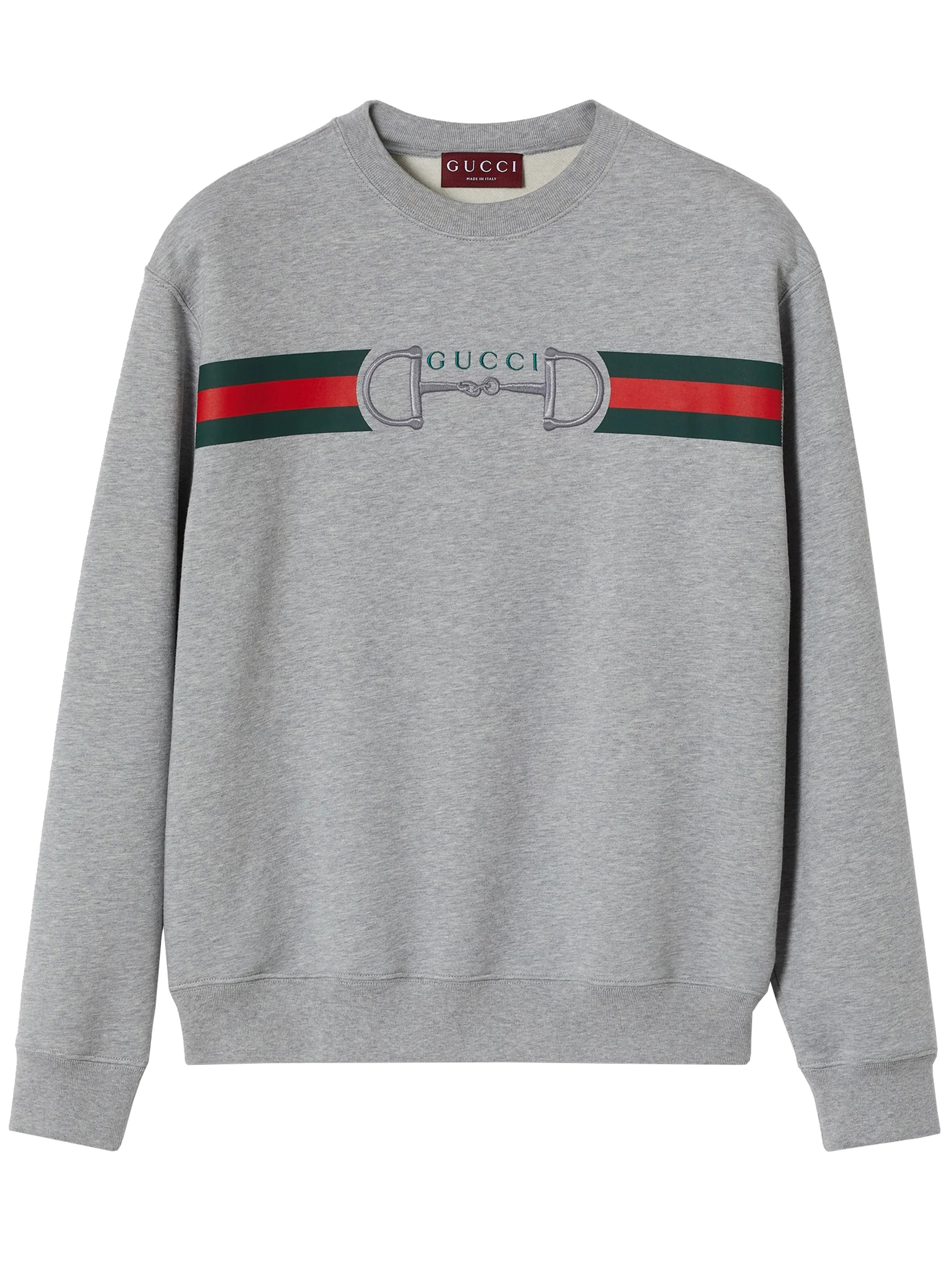 Gucci Crewneck Grey Felpa - Men