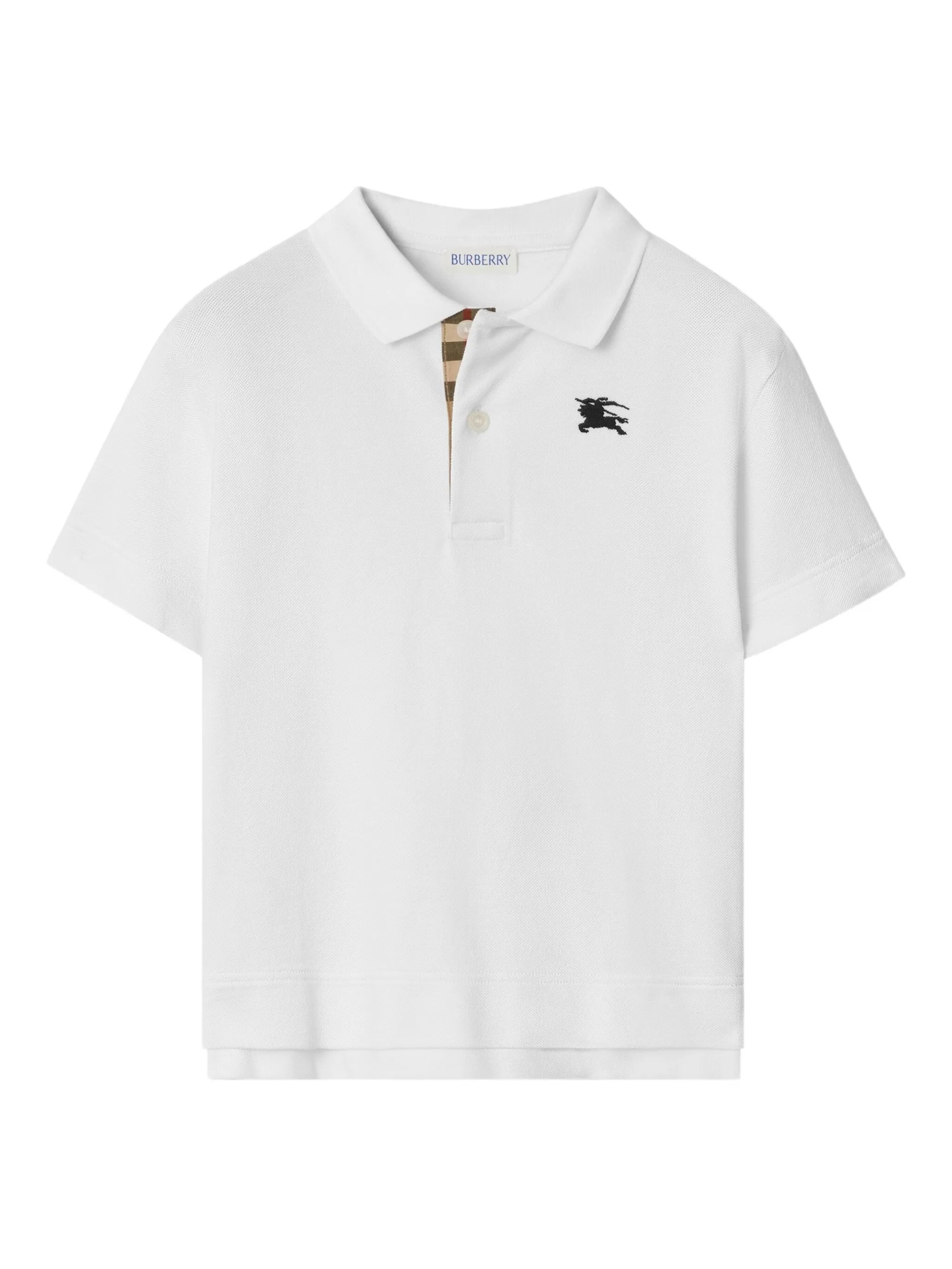 Burberry Kids White Johane Ekd Polo