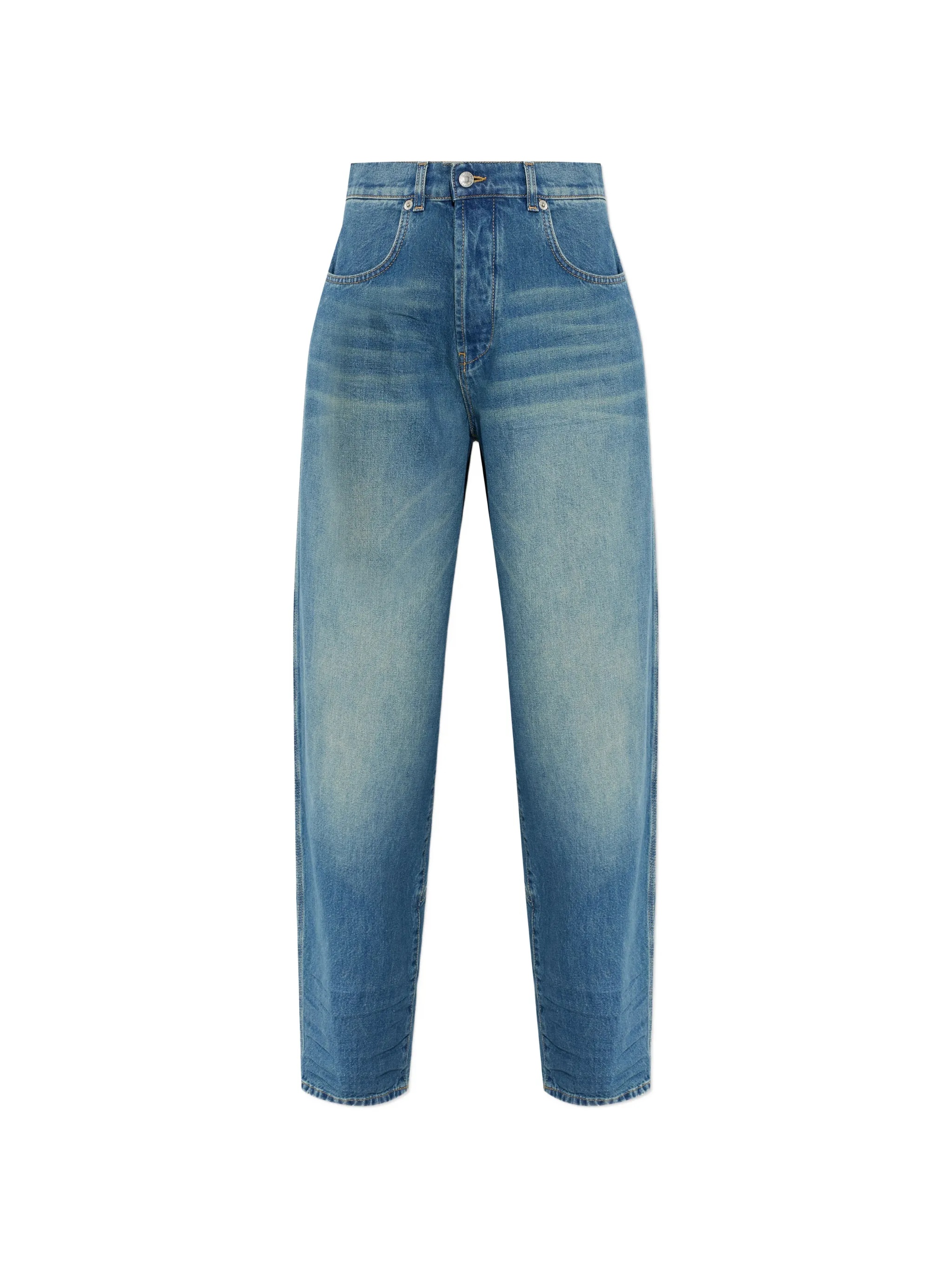 Moschino Denim Blu Di Cotone Con Resinature Blue Jean - Women