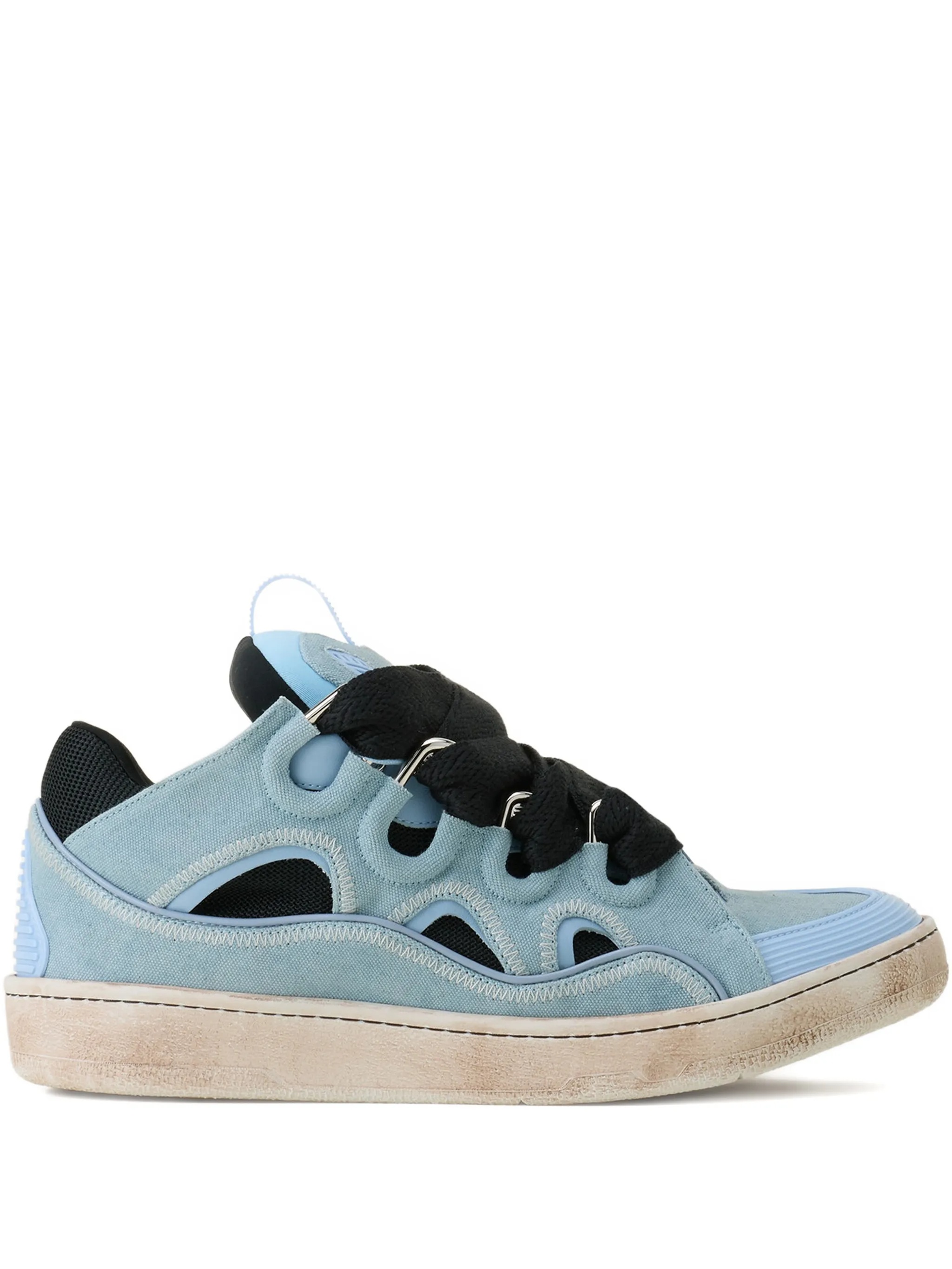 Lanvin Curb Sneakers Blue Calzature - Men