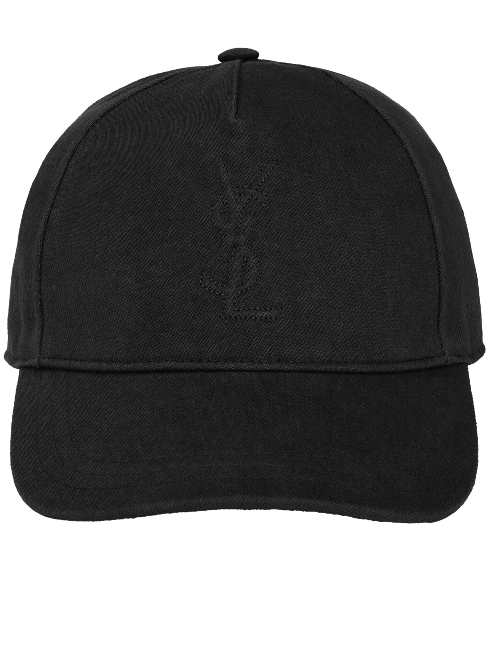 Saint Laurent Saint Laurent Berretto Cassandre Black Cappello - Men　サンローラン キャップ カッサンドル ブラック ハット - メンズ