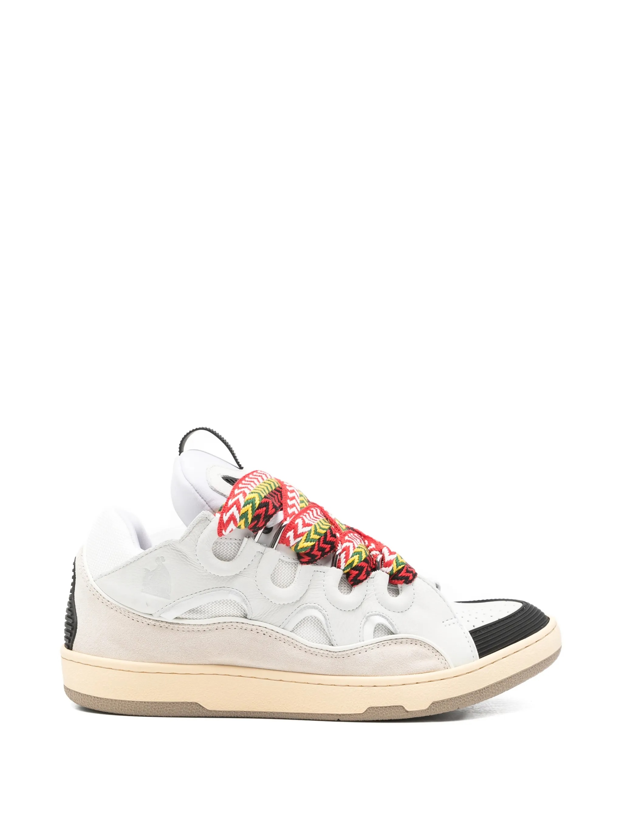 Lanvin Curb Sneakers White Calf Calzature - Unisex