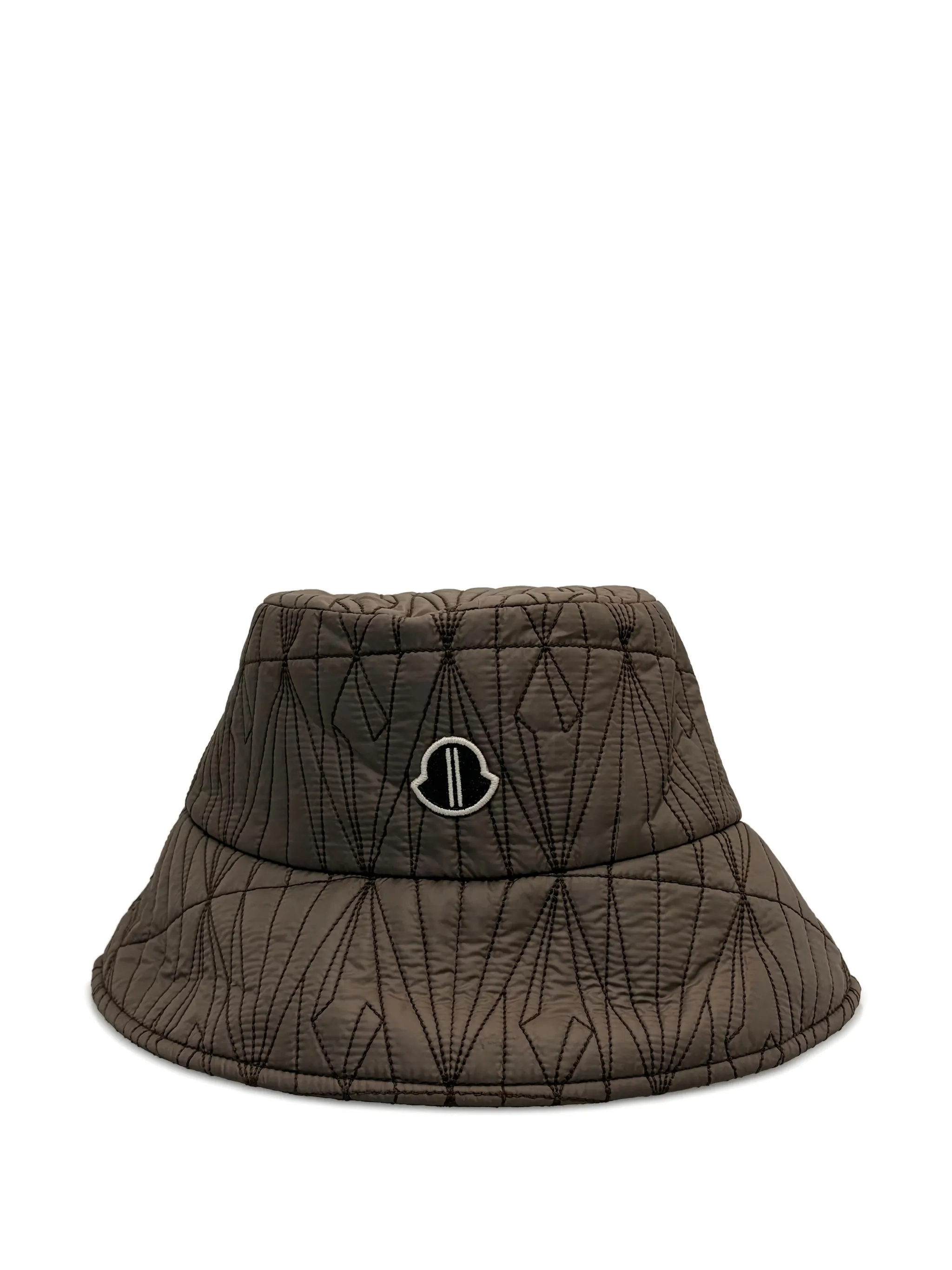 Rick Owens Moncler X Rick Owens Cappello Imbottito Bucket Hat Grey - Unisex　モンクレール X リック オウエンス Cappello Imbottito バケット ハット グレー - ユニ