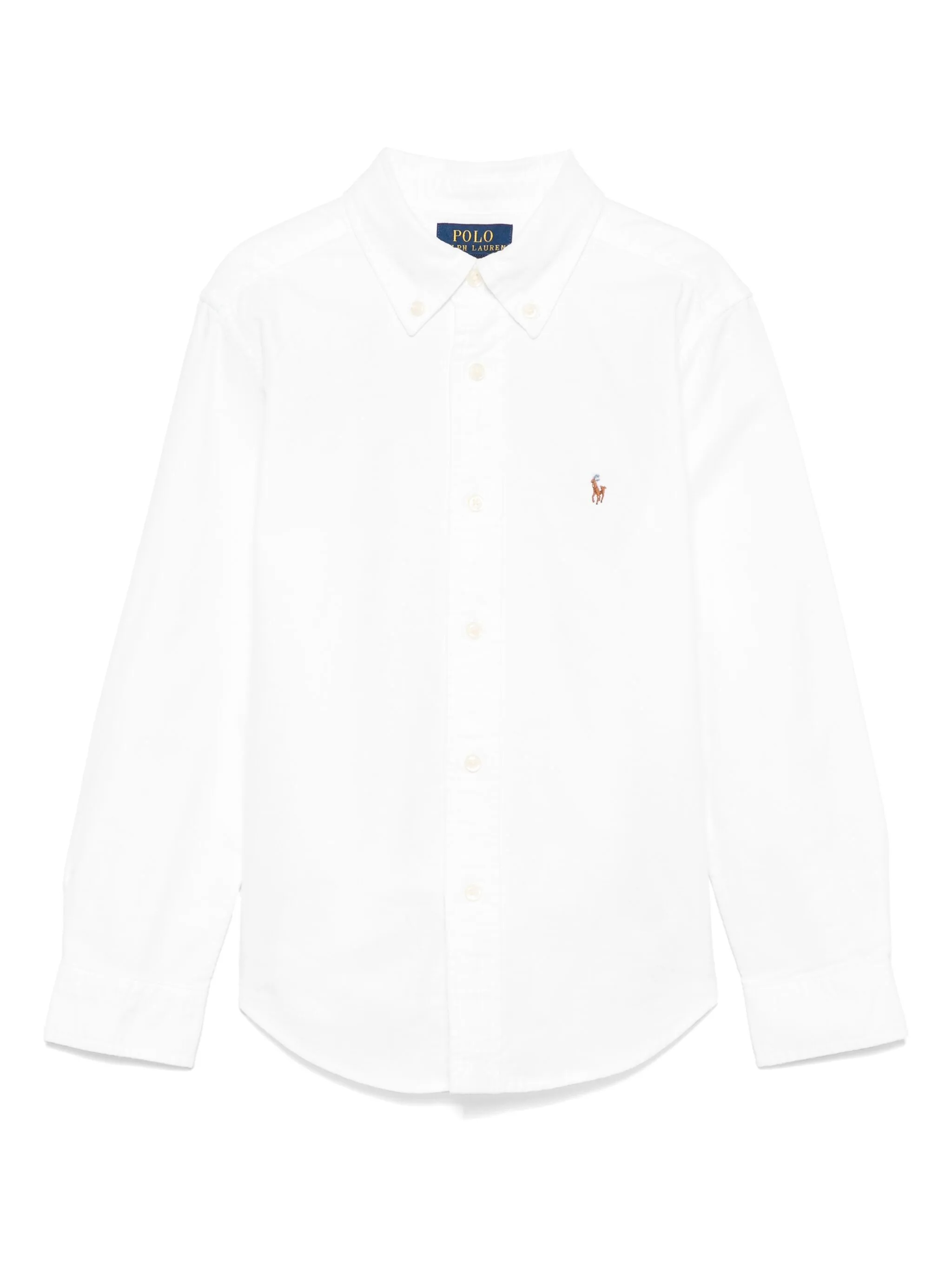 Polo Ralph Lauren Kids White Sport Shirt Camicia