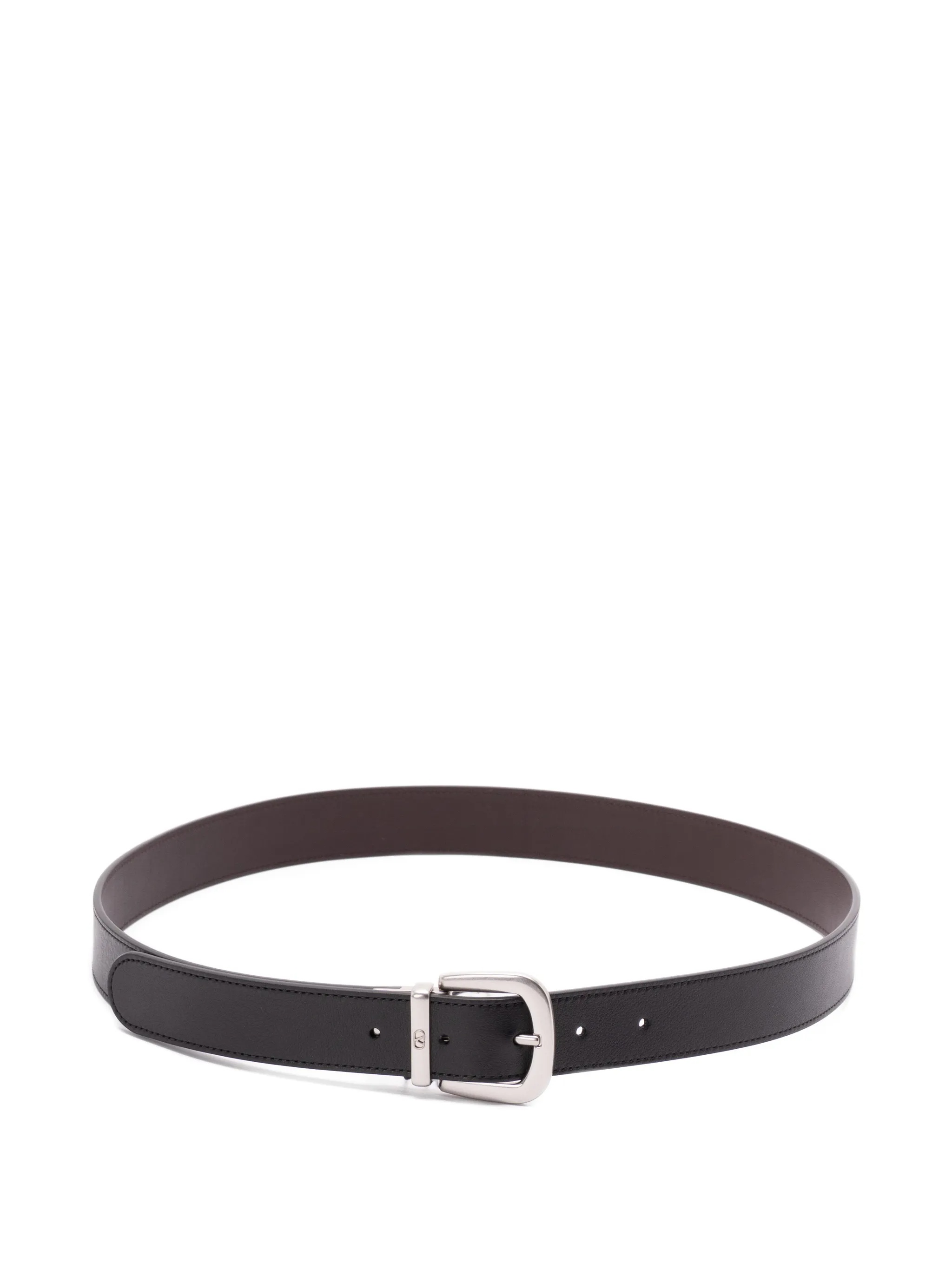 Valentino Buckle Belt Black Cintura - Women