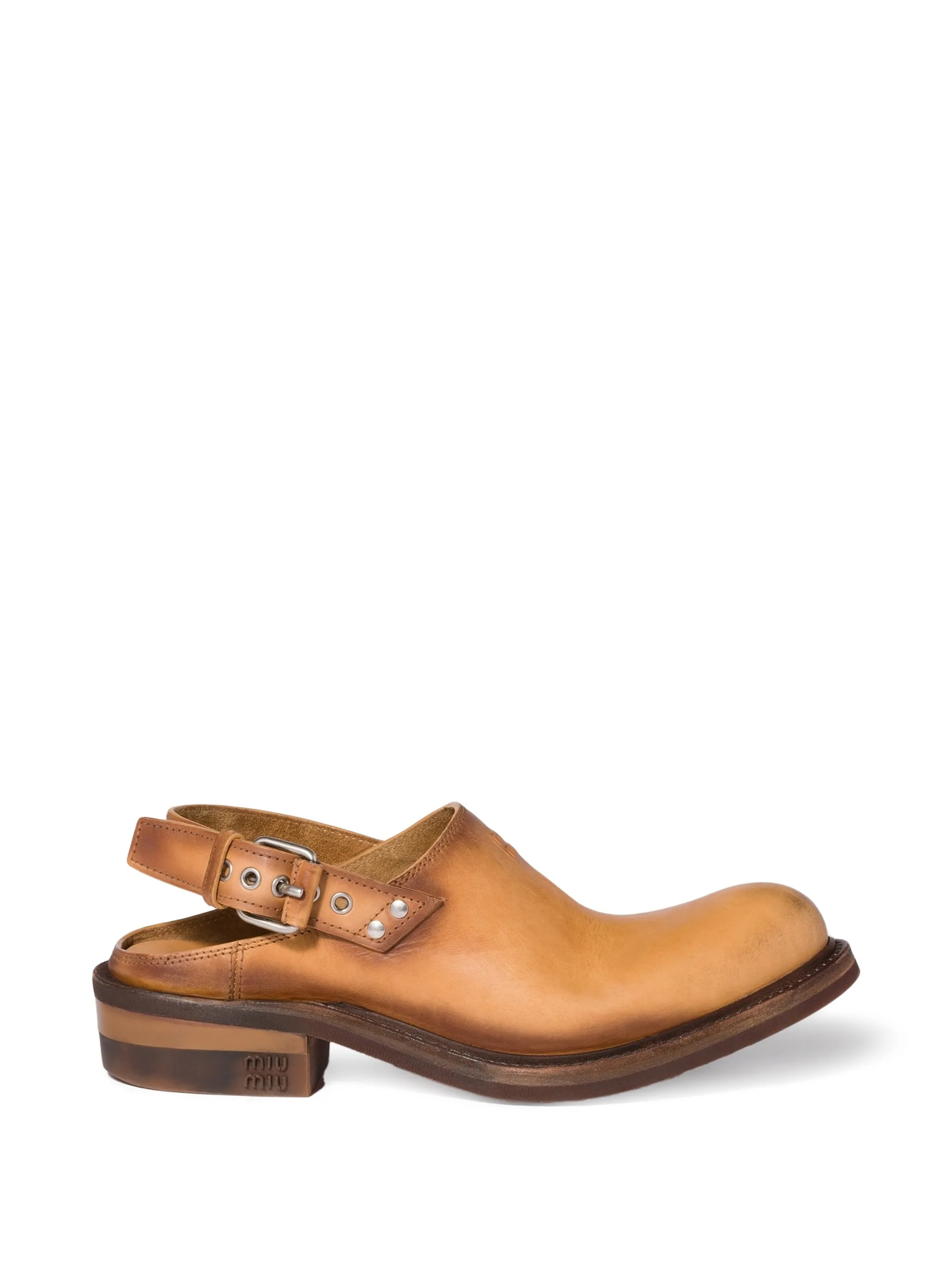 Miu Miu Sabot Brown Calzature - Women