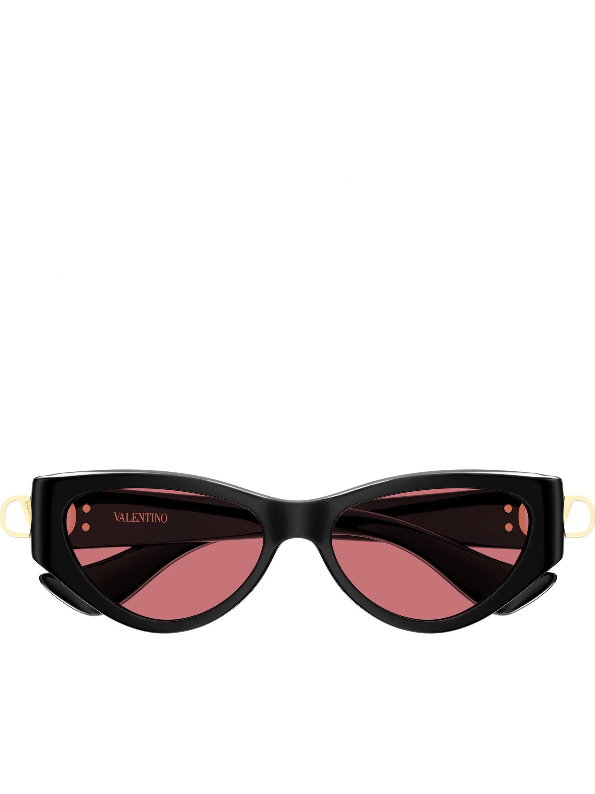 VALENTINO Valentino Eyewear Occhiali Black Occhiale - Women　ヴァレンティノ メガネ メガネ ブラック メガネ - レディース