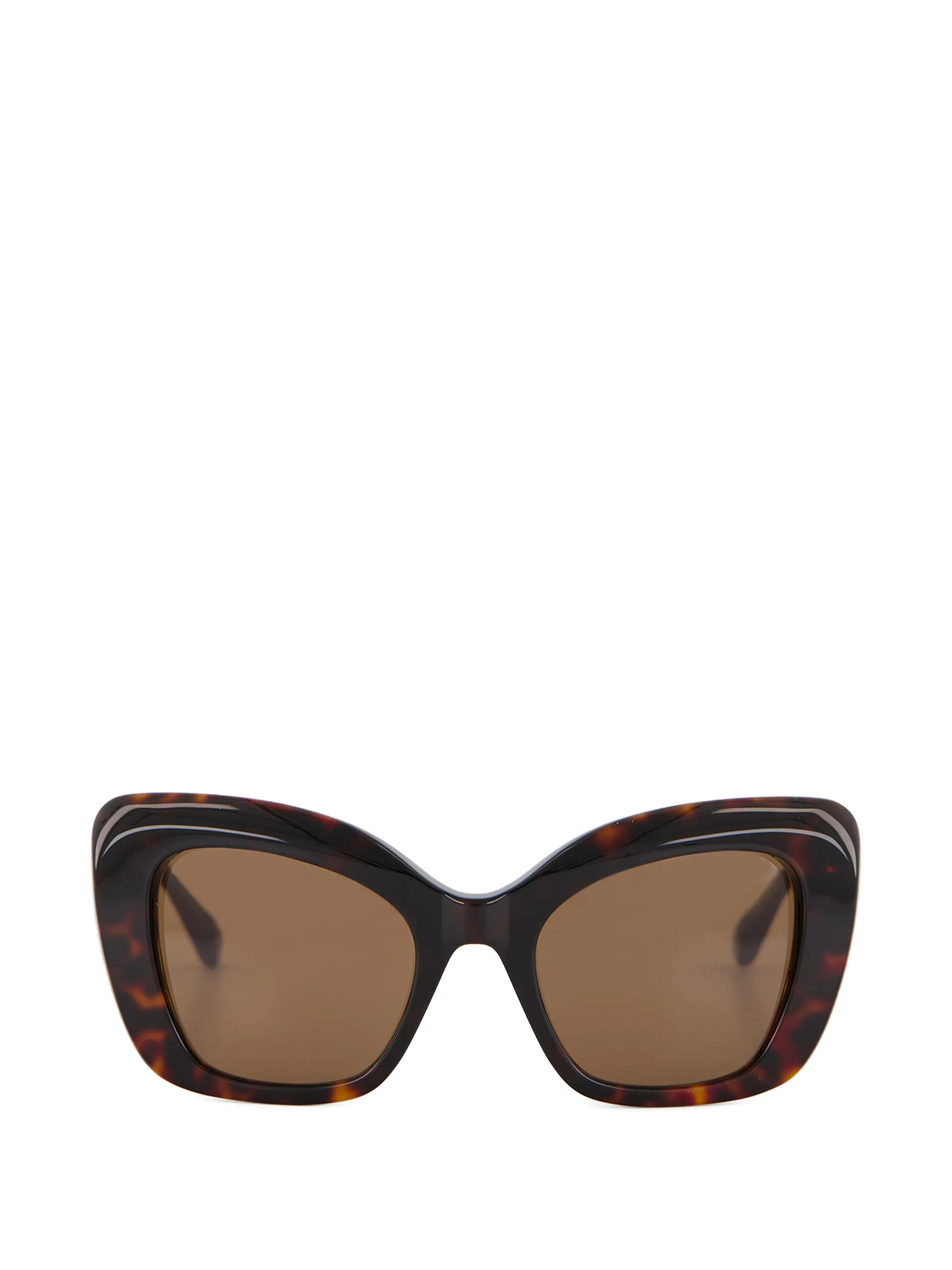 BALENCIAGA Balenciaga Eyewear Diva Butterfly Brown Occhiale - Women　バレンシアガ アイウェア ディーバ バタフライ ブラウン オキアーレ - レディース